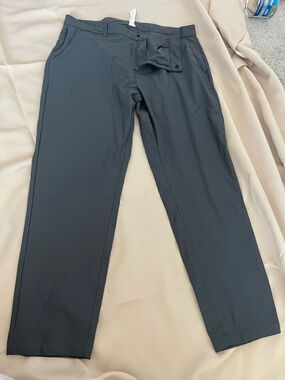 Fabletics Men's Straight Fit Chinos - Charcoal